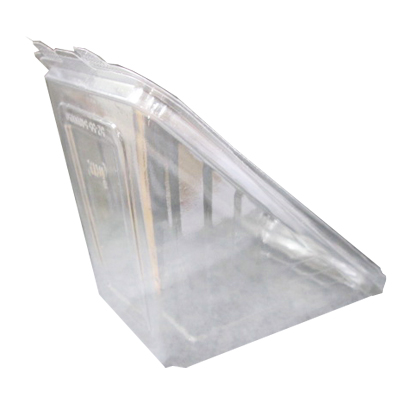 CAJA CRISTAL TRIANGULAR P/SANDWICH