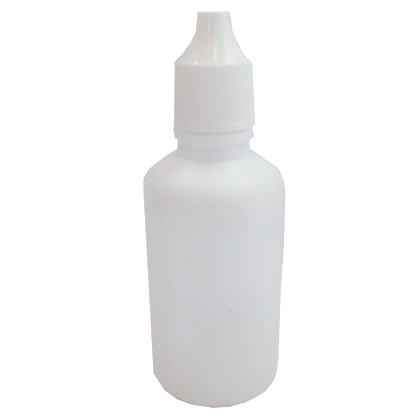 BOTE GOTERO 40 MLS. TRANSP. R-15 INSERTO Y TAPA ESTAND.