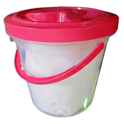 CUBETA PLASTIAPAN<br/>C/TAPAROSCA 12 LTS.